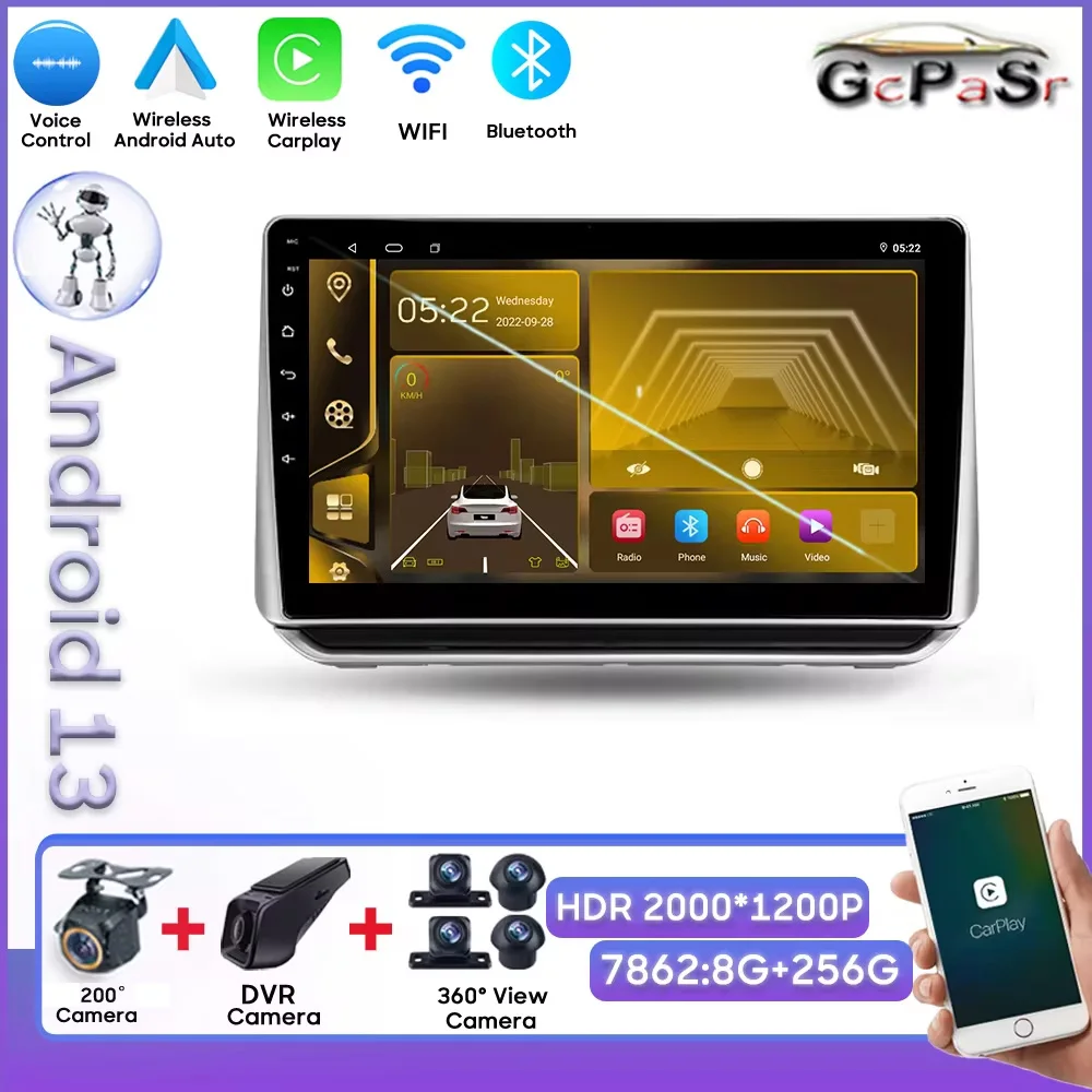 

Android Radio For Nissan Altima L34 2018 - 2020 GPS Navigation No 2din DVD HDR QLED Screen Touch Screen Rear Camera 5G 7862 Wifi