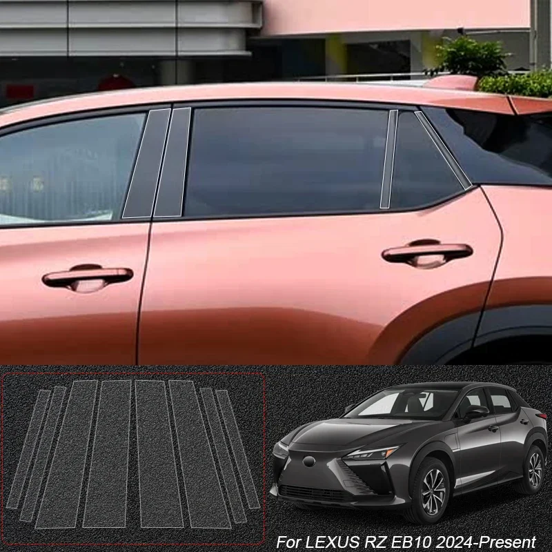 

For LEXUS LM AW10 LS XF50 LX J310 NX AZ10 AZ20 RX RZ EB10 UX ESB Pillars TPU Car Protective Film Transparent Body Sticker Paint