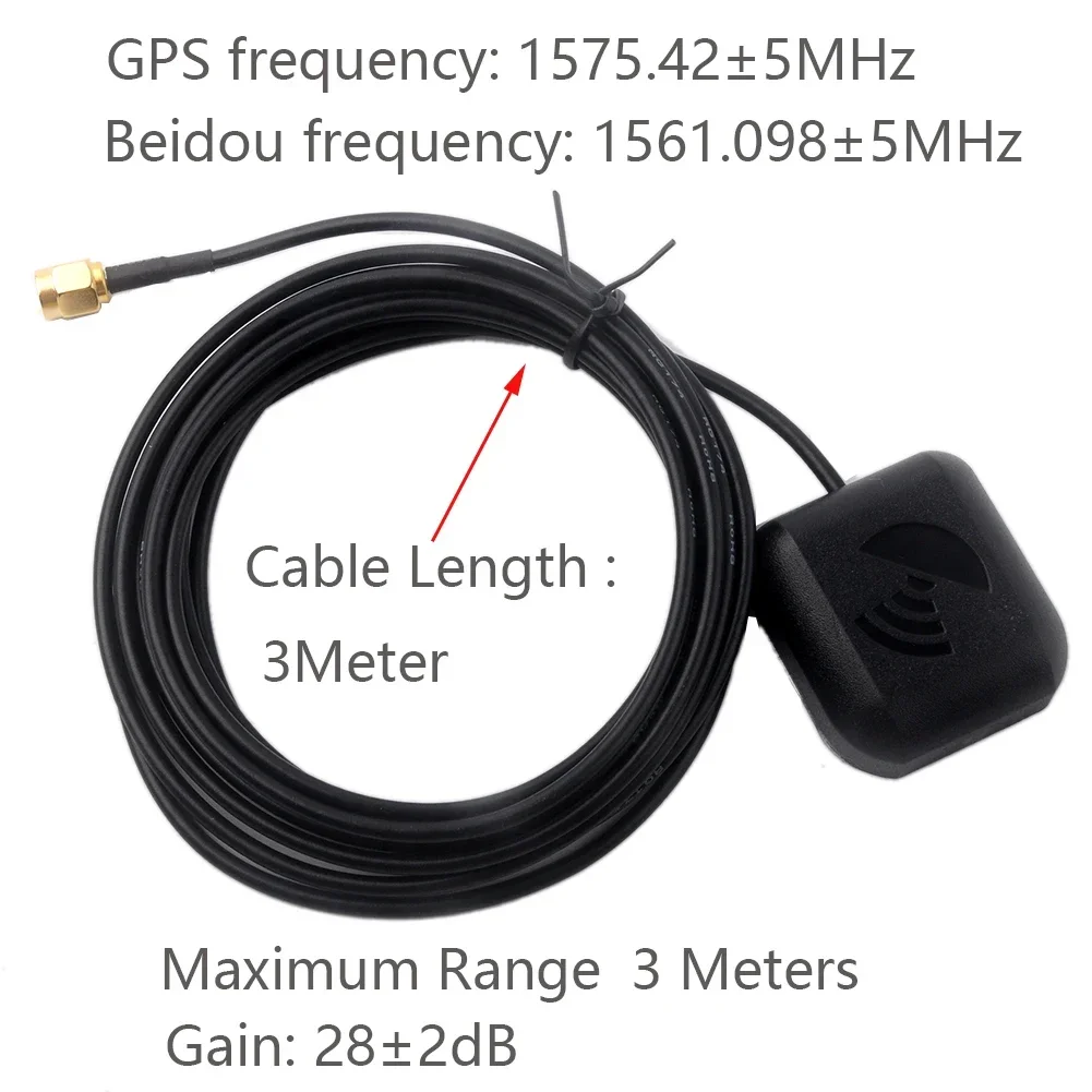 M8N USB-GPS-Modul mit Beidou/Glonass-Unterstützung, IPX-zu-SMA-Antenne für Arduino/Pixhawk/Drone Flight Controller, hohe Präzision