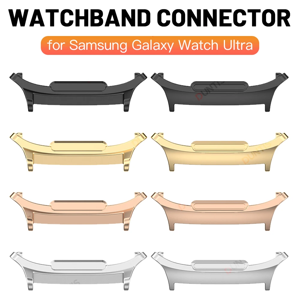 Watchband Connector For Samsung Galaxy Watch Ultra 47mm Stainless Steel Adapter 22mm 24mm Width Metal Connector Accessories