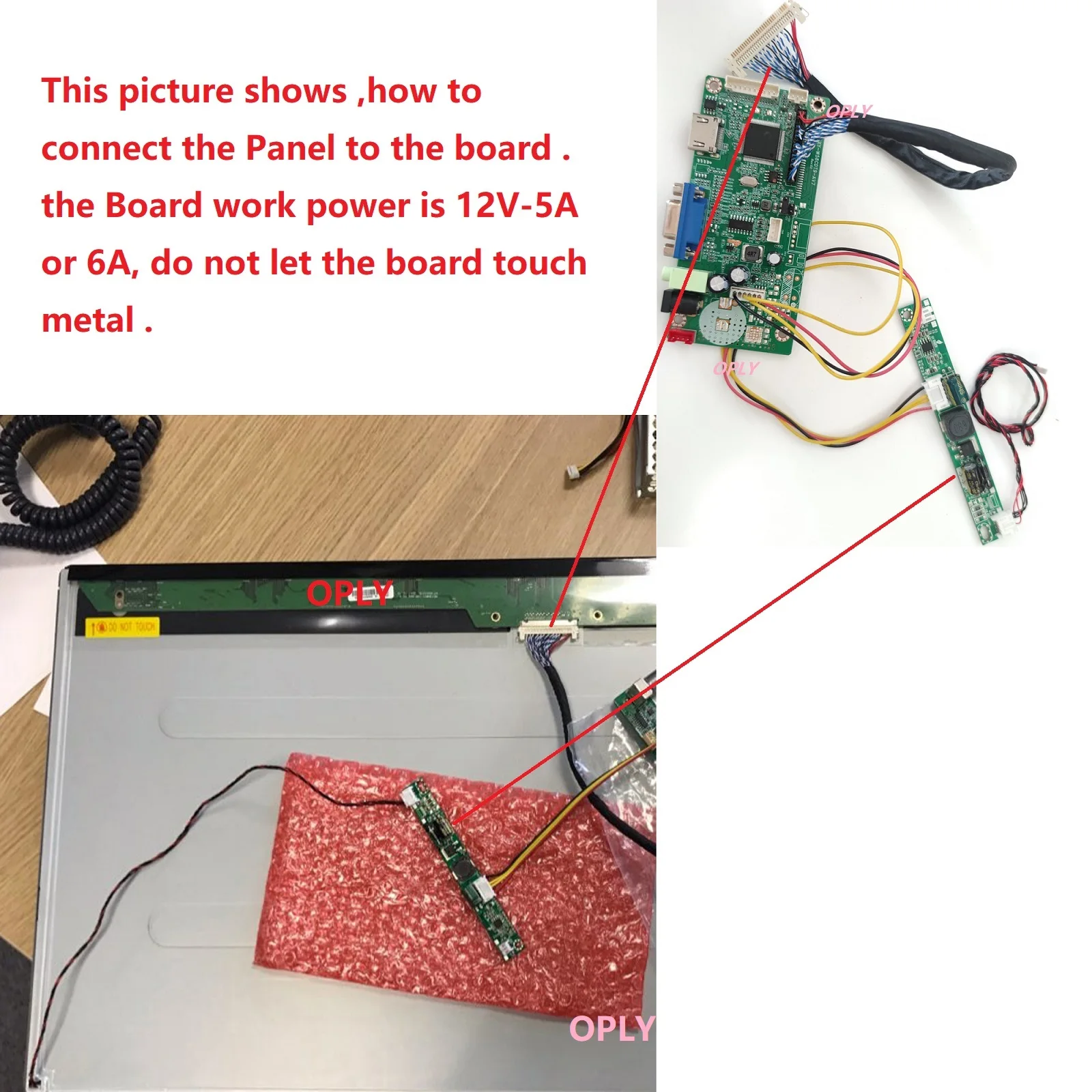 Placa controladora 58c para lm230wf9 lm238wf1 1920*1080 monitor lcd 23.0 "painel diy tela led hdmi-compatível display vga