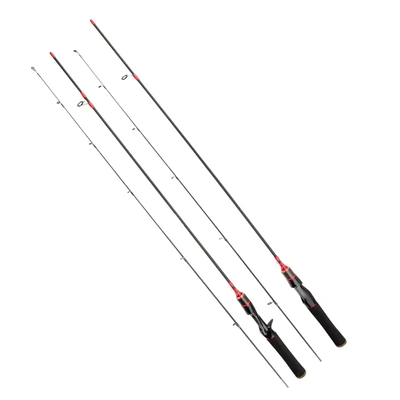 Freshwater saltwater fishing 1.68m/1.8m/1.98m 2 sections carbon fiber casting rod carbon fiber bait rod