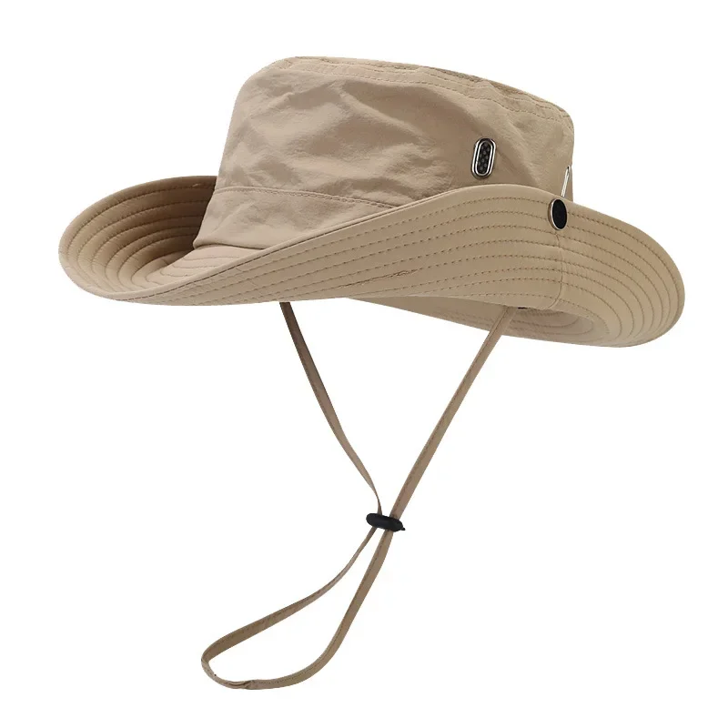 

Womens Outdoor Travel Sun Hat Summer UV Protection Wide Brim Panama Safari Hunting Hiking Bucket Hat gorras hombre