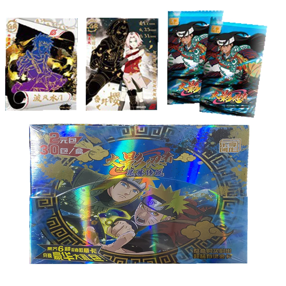 Wholesale NARUTO Collection Cards for Children The Legend of The Tailed Beast Rare Limited Exquisite Cards Toys Birthday Gifts