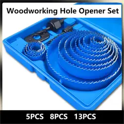Free-shipping 19-127mm Hole Saw Set Cup Wood Crown Drill Bits for Gypsum Board ,Drill Bit for Wood,Metal Core Woodworking Tools