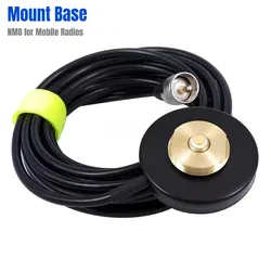 NMO Mount Magnetic Base 5M Antenna Cable Roof lub Trunk for Mobile Radios PL259 Connector for Yaesu Kenwood Vertex Icom Radios
