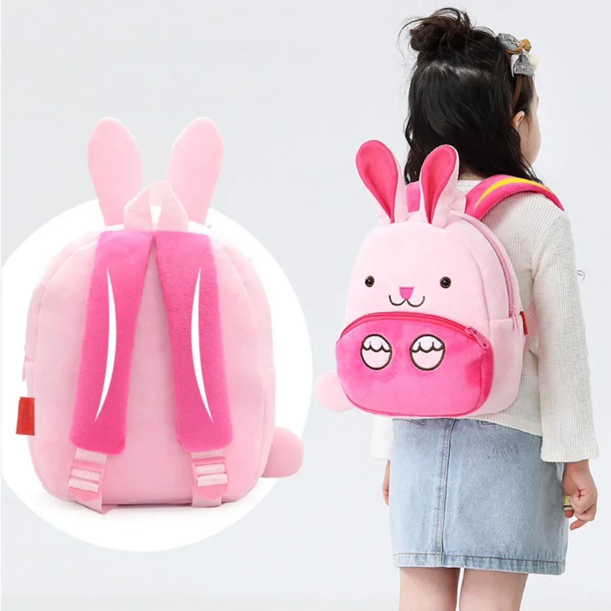 Baby Bags Butterfly Birds Rabbit Cartoon Cute Plush Kid Backpack Animals Children School Bags Backpacks for Kids