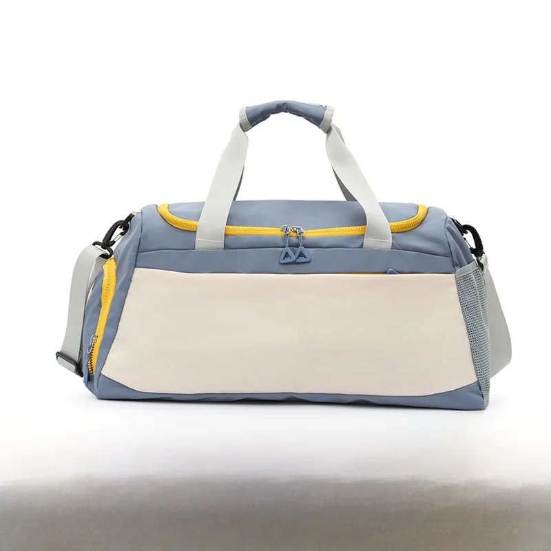 Dry Wet Separation Gym Bag with Pull Rod Independent oe Carent Printed Logo Casual Sports Bag Travel Bag Ox Cloth