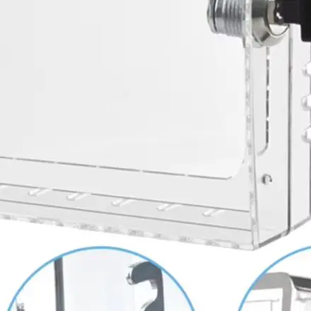 For Office Use Thermostat Protection Lockable Thermostat Cover Transparent Lockable Cover Easy Installation Design