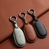 Car Key Case Cover Shell for Lixiang LEADING IDEAL L6 L7 L8 L9 Li Auto Smart Remote Holder Key Fob Original Color Car Accessory