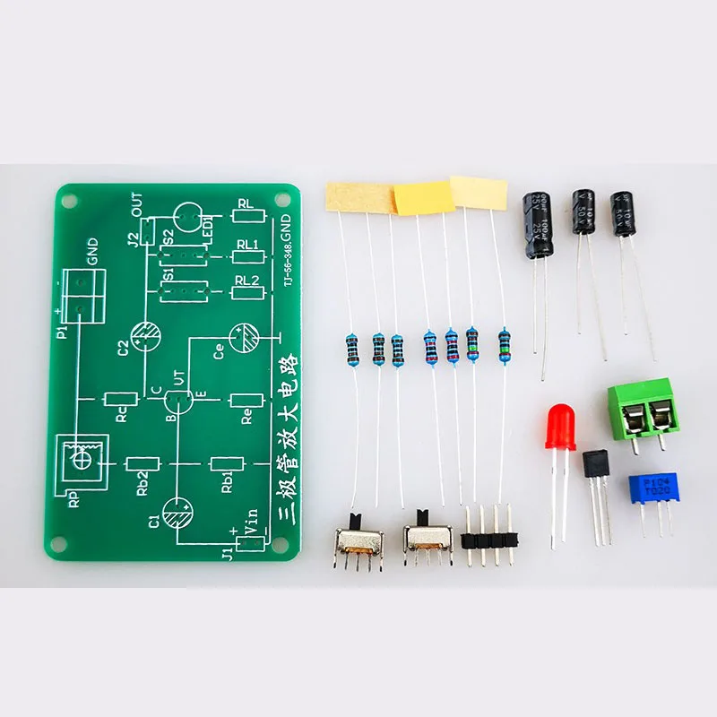 Single Transistor Low-frequency Amplification Circuit DIY Electronic Kit Self Assembly and Soldering Spare Parts