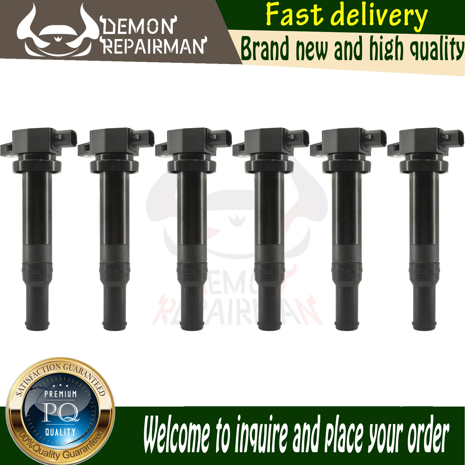 

7805-2154 2505-306155 6Pcs Ignition Coil Compatible with Hyundai Entourage 3.8L Santa Fe Kia Magentis Optima Rondo LOTZE 2.7L