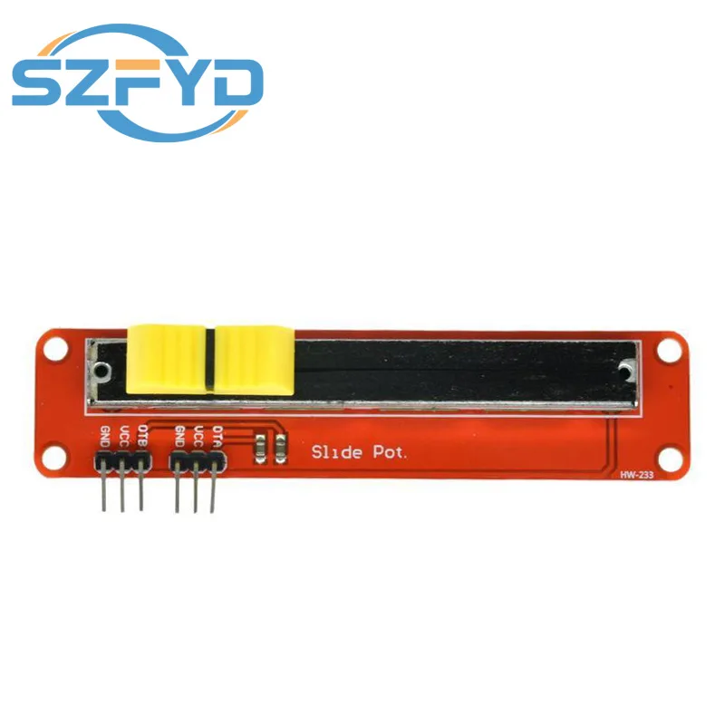 B10K เลื่อน Slider Potentiometer สวิทช์สไลด์โมดูลสําหรับ Arduino MCU ARM Electronics DIY