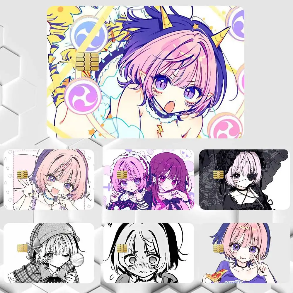 Noa-senpai wa Tomodachi.  Sticker Film Tape Skin for Credit Card Debit Card Waterproof Stickers Cartoon