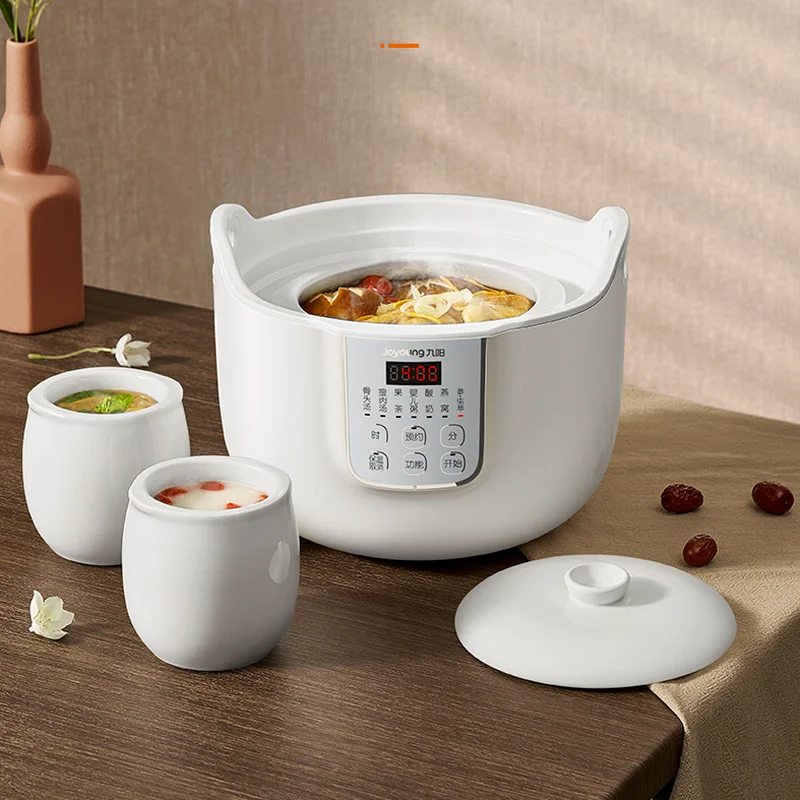 

Slow Cooker Electric Stew Pot Stew Pot Stewed Household Automatic Ceramic Bird's Nest Soup Auxiliary Food Porridge Artifact