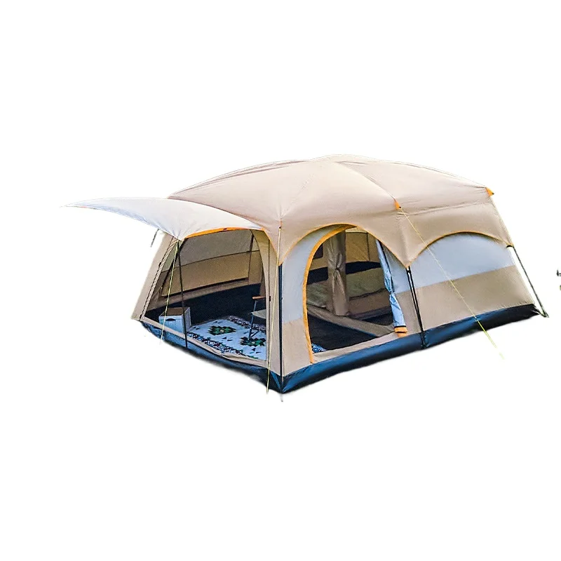 Outdoor Camping Pavilion Park Camping Supplies Portable Folding Sunscreen and Waterproof Sunshade Tent