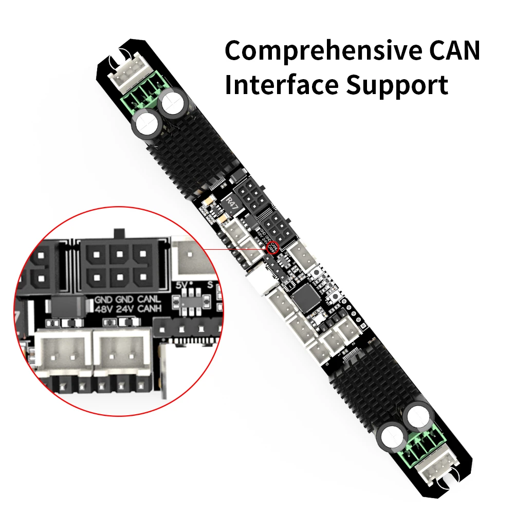 Imagem -06 - Fysetc e Dfh Pitb Motherboard V2.0 com Can Canfd Baseado em Rp2040 Suporte 48v xy Interface do Módulo do Driver do Motor a Bordo Dois Tmc5160