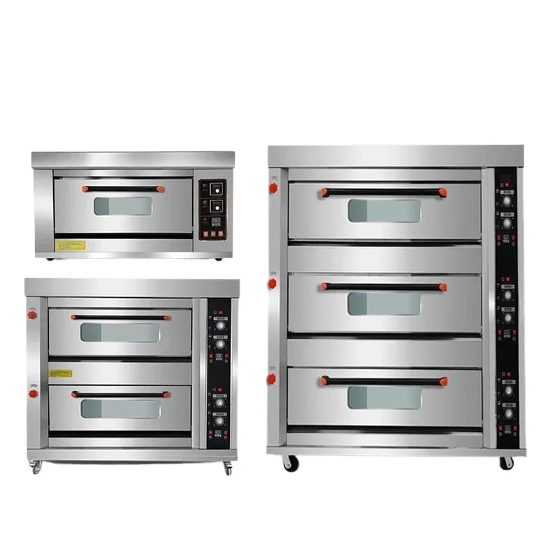 Electric oven commercial one-layer large-capacity private bread, pizza cake multi-functional baking intelligence