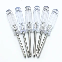 90mm Long Mini Crystal Clear 3.0 Phillips Screwdriver 3mm Small Screwdriver Cross Driver Toy