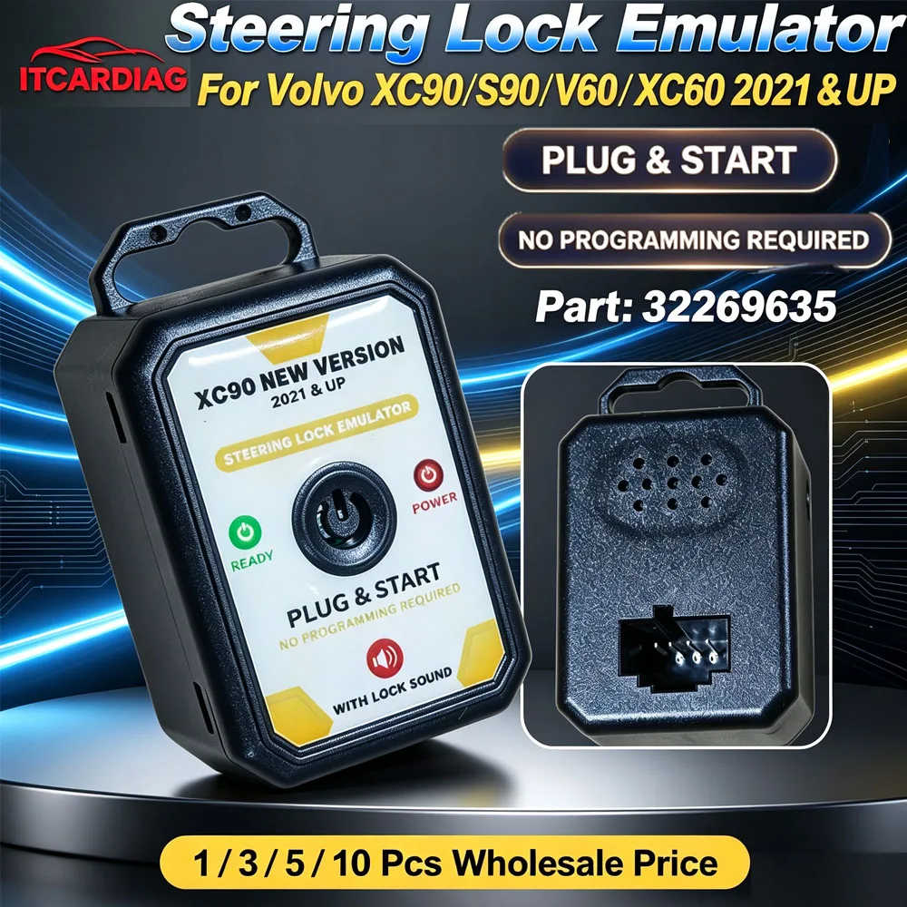 Steering Lock Emulator For Volvo XC90 S90 V60 XC60 High Quality Steering Lock Emulator With Lock Sound Part Number 32269635