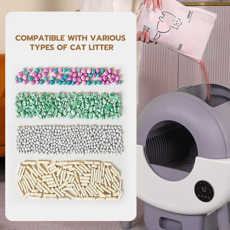 Pet Products Supplier App Control Intelligent Smart Self Cleaning Ltter Box for Cats Automatic Cat Toilet Itter Box