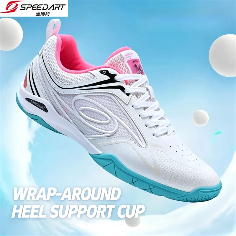 Professional Table Tennis Shoes SPEEDART FEILONG 3.0 Breathable Anti‑Slip Sneakers Men Women Indoor Ping Pong Footwear