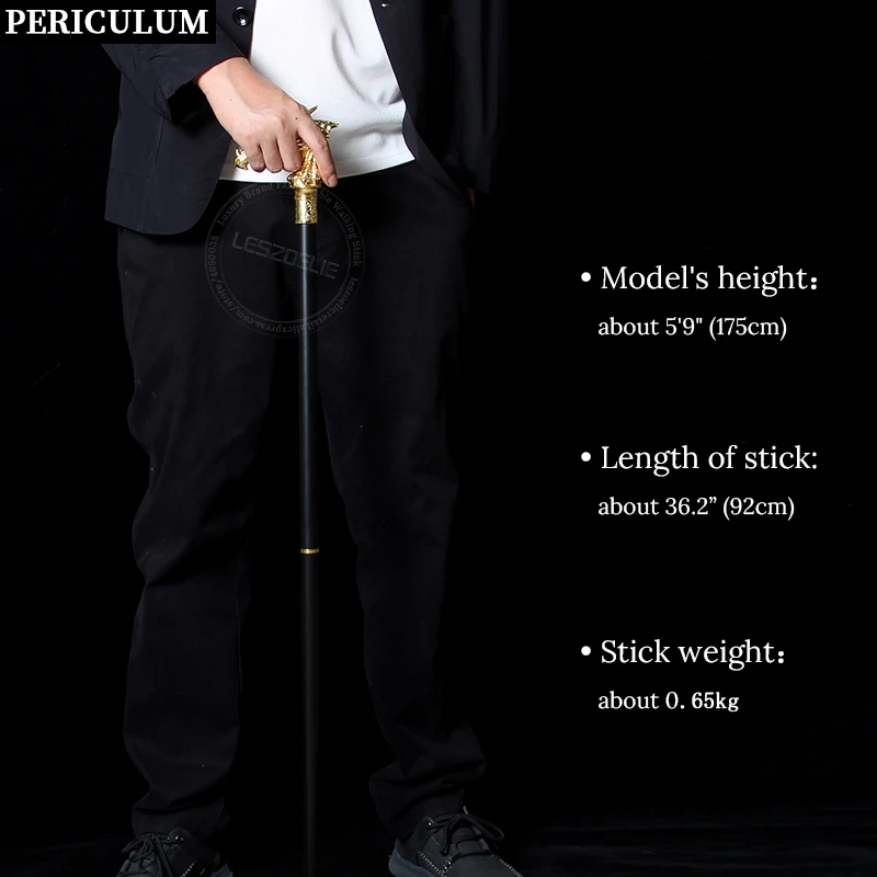 الفاخرة الذهبي التنين رئيس عصا للمشي رجل عصا الزخرفية تأثيري خمر المرأة حفلة عصري عصا للمشي