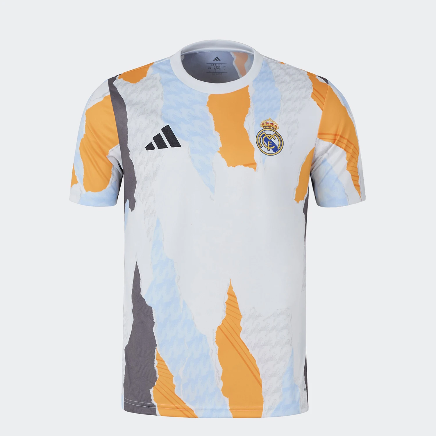 Adidas Originals REAL PRESHI Men's Soccer Sports Warm-Up Short Sleeve JJ3493