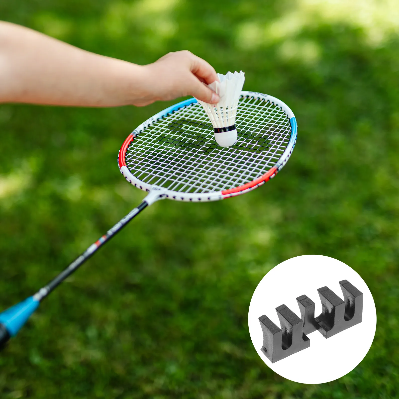 

2Pcs Badminton Racket Load Spreader Stringing Tool Pressure Distributor Racket Protector for High Tension Stringing Machine