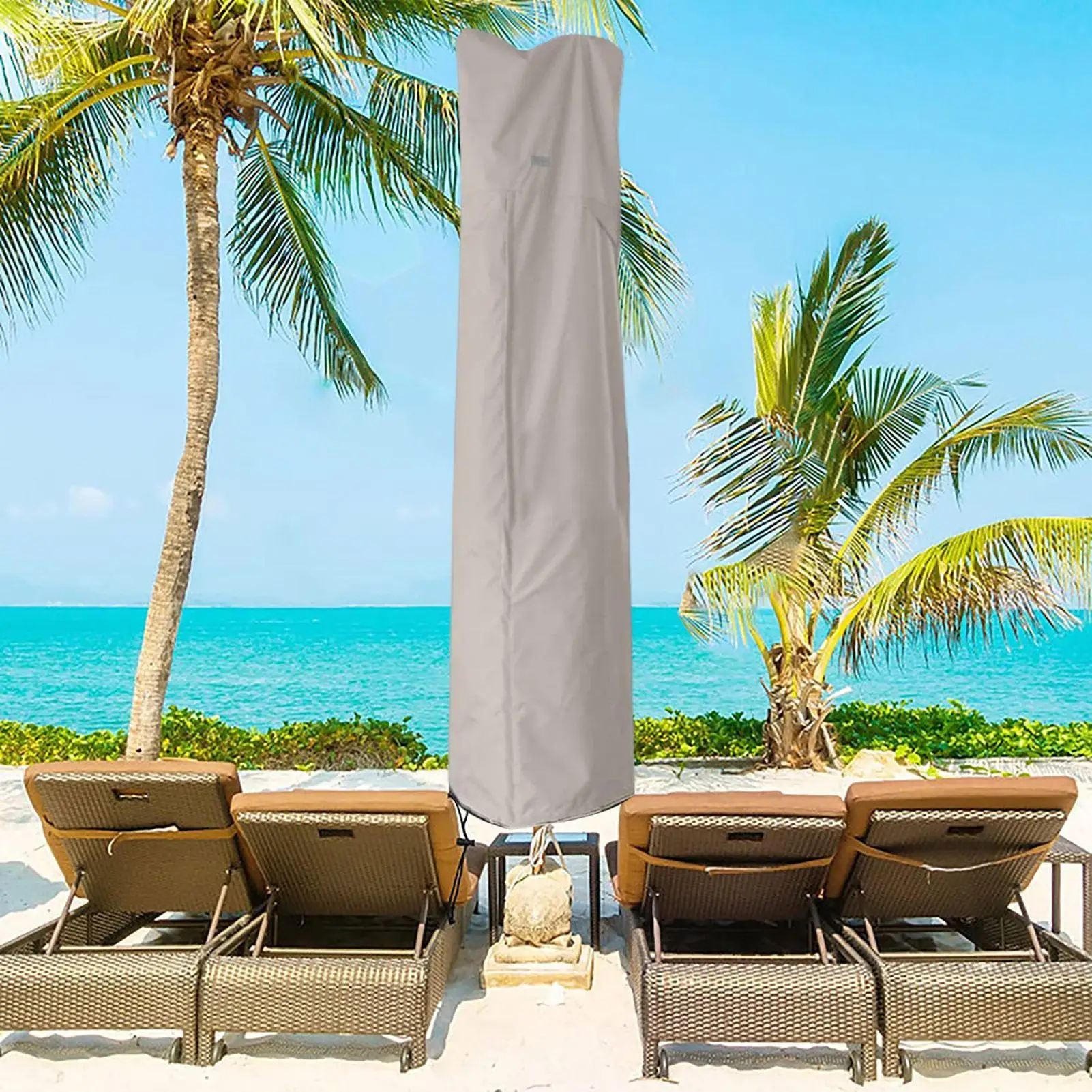 

Cantilever Umbrella Cover Outdoor Offset Parasol Cover Durable Hanging Banana Styles Parasol Cover Market Parasol Cover