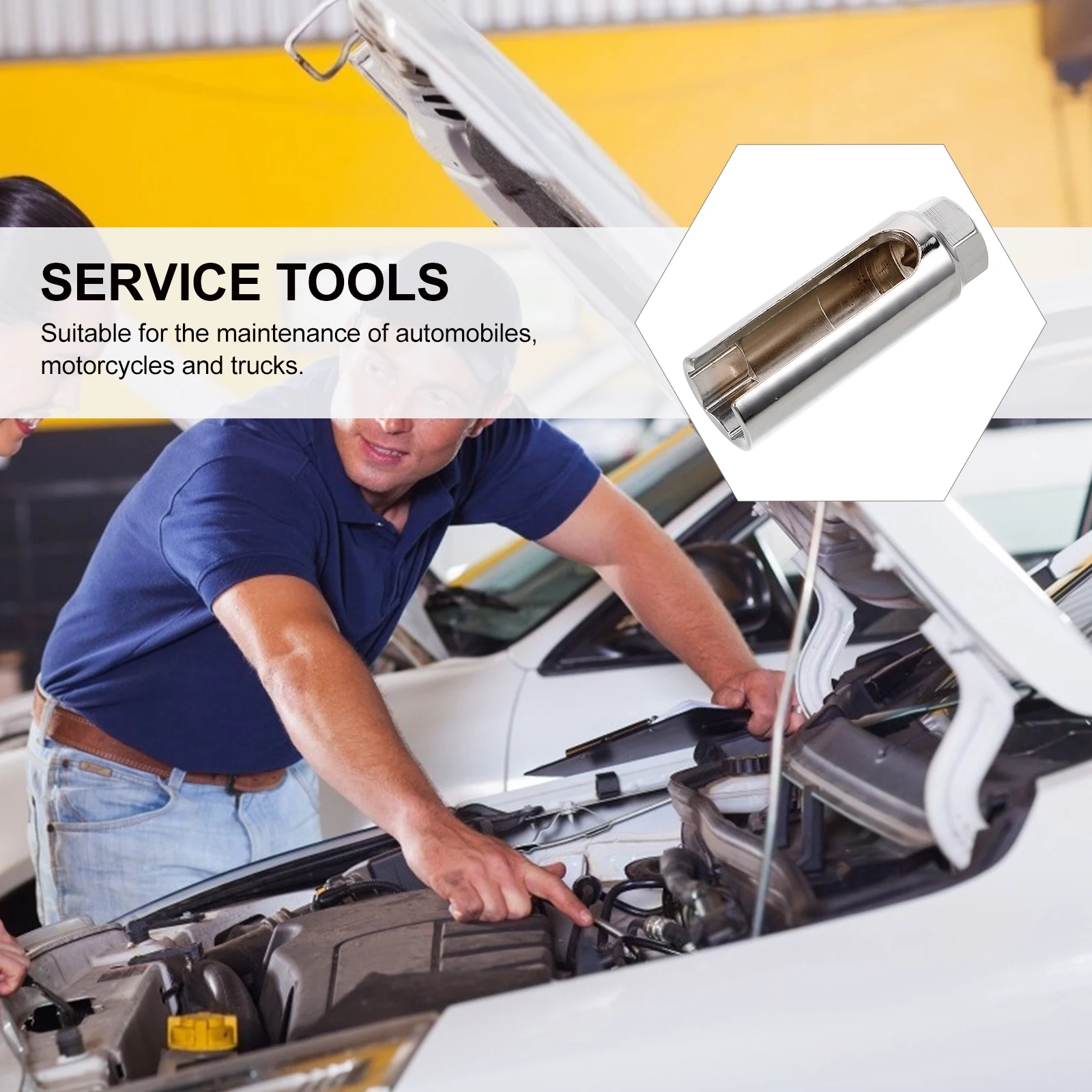 

Automotive Socket Set Removal Auto Repair For Motorcycle Truck Durable Metal Mechanic Tool Car Sensor Disassembly Socket