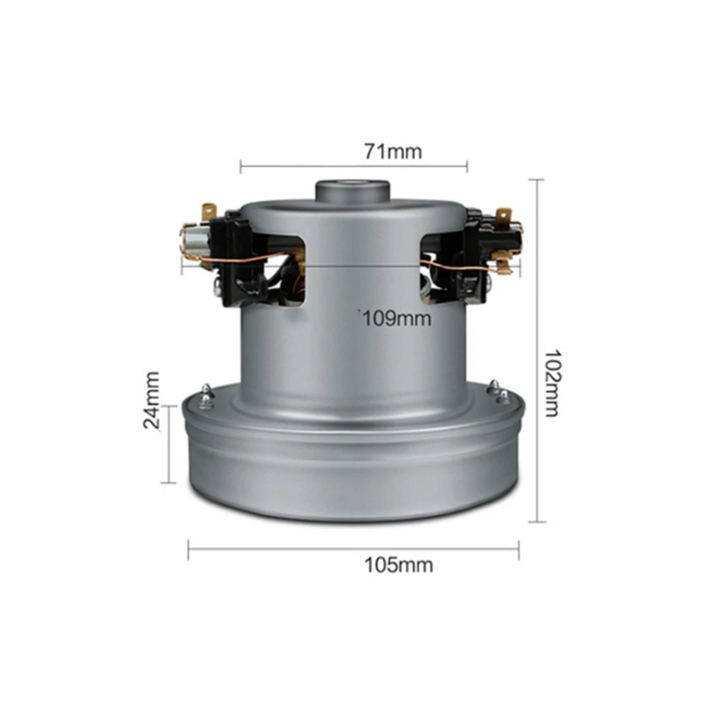 1200W Universele Stofzuiger Motor Grote Kracht 105Mm Diameter Stofzuiger Accessoire Onderdelen Vervangingsset