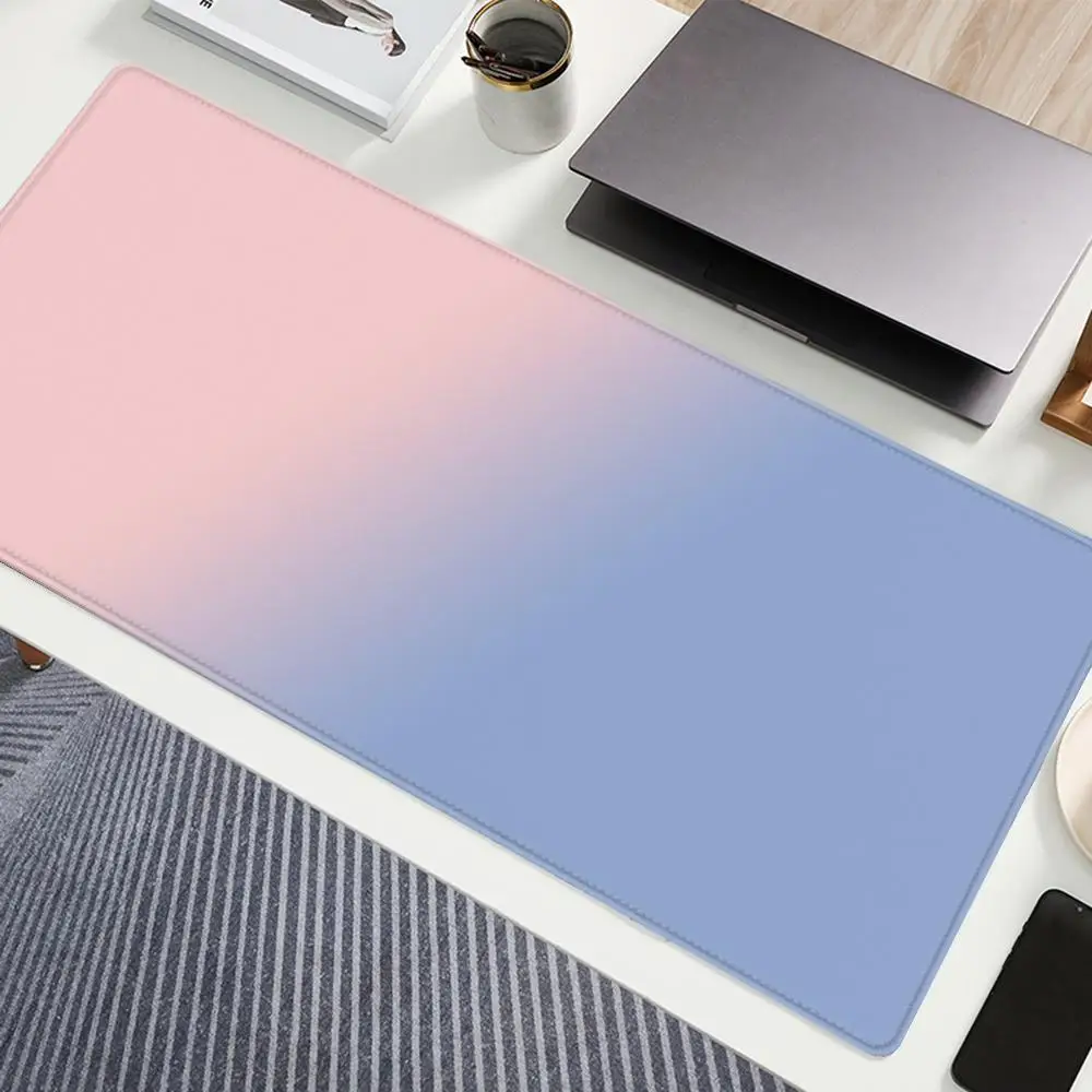 

Large Black Mouse Pad Simple Office Computer Keyboard Pads Pure Natural Rubber Mousepad XXL 90X40cm Laptop Desk Mat for PC Gamer