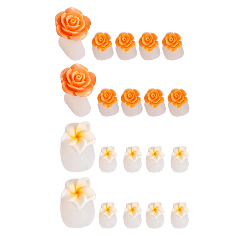 

16pcs Toe Separators Nail Salon Tools Accessories Toe Divider for Nail Polish Clay 30 Size Orange Rose 35