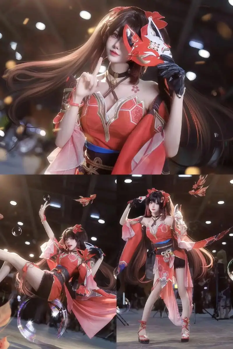 Sparkle Cosplay Costume for Women, Full Set, Mask, Wig, Dress, Role Play Outfit, Halloween, Carnival, Anime Game, Party