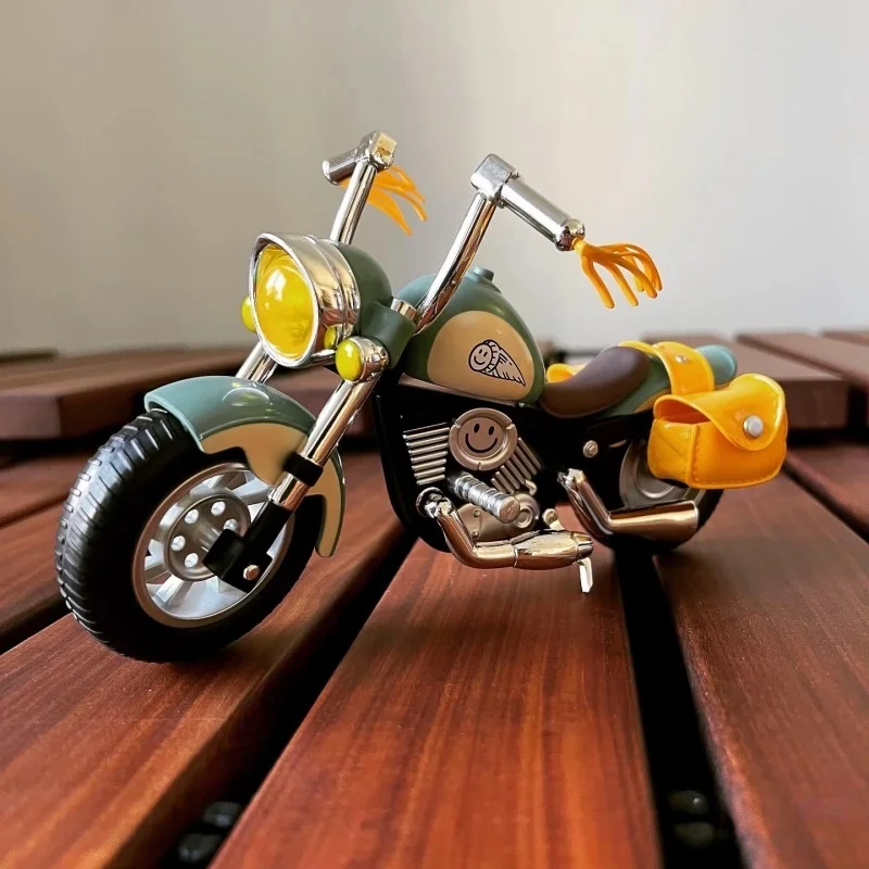 Em estoque 52 brinquedos tom e jerry vintage motocicleta decorativa na moda brinquedo estatueta bonito acessório do carro presente figura namorado presente