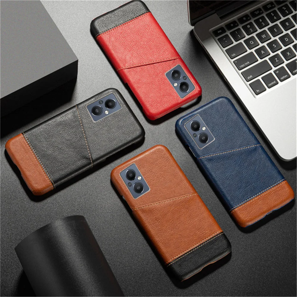 

For Oppo Reno7 Z 5G Coque For Oppo Reno 7Z 7 Lite 7Pro Case For Oppo Reno 7Z 5G Case Mixed Splice PU Leather Credit Card Cover