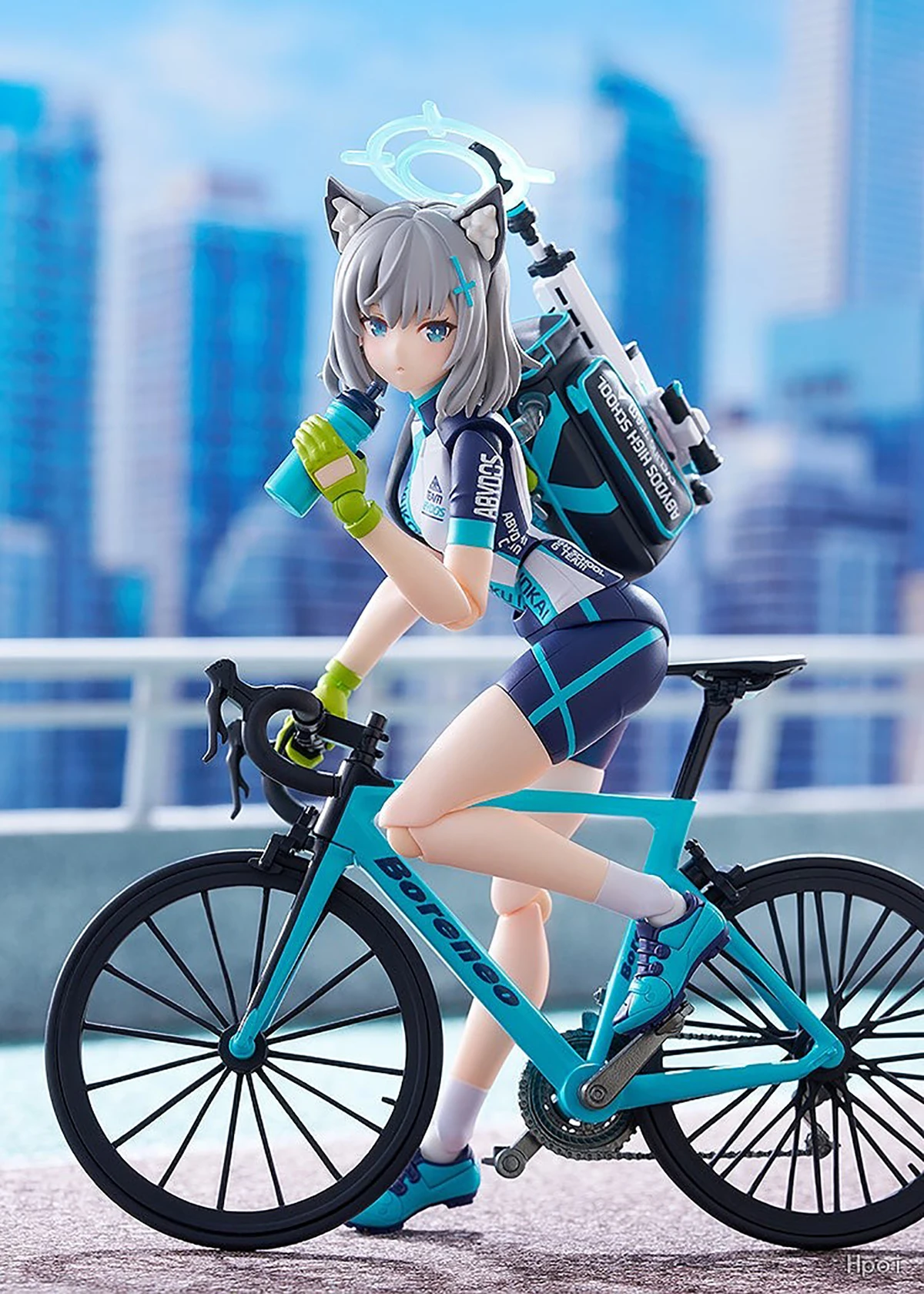 Original Original Max Factory Action/Puppen Figma ( # 644-DX) Blue Archive Sunaookami Shiroko Cycling DX Edition Actionfigur Geschenk