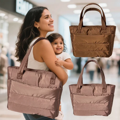 Bolso de mano para mujer, bolso de mamá impermeable de gran capacidad con múltiples compartimentos para viaje, trabajo, bolsa para ordenador portátil
