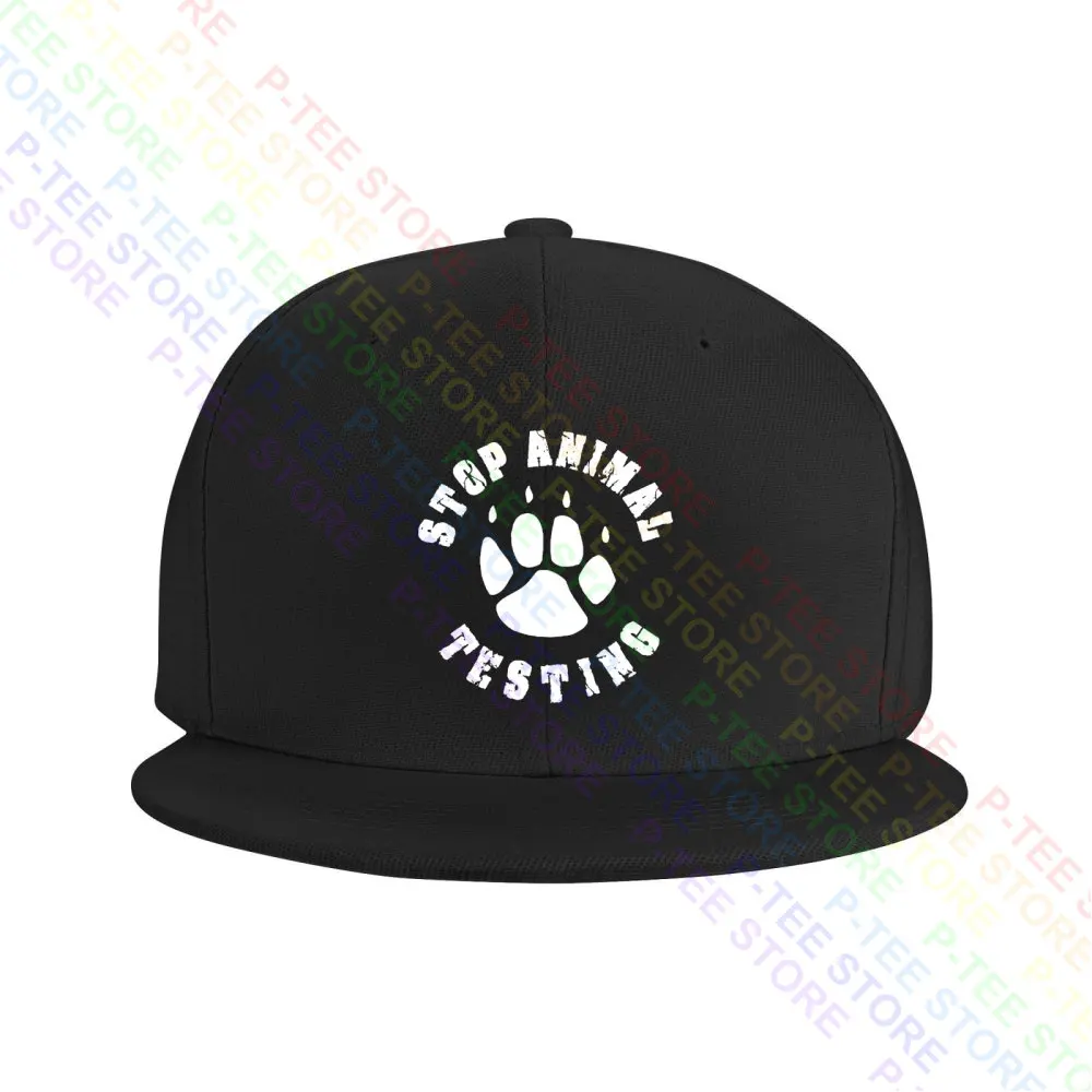 Stop Animal Testing Baseball Cap Snapback Caps Knitted Bucket Hat