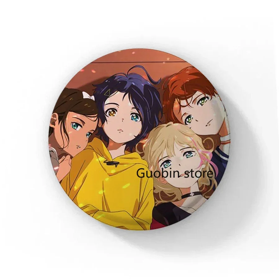 58mm Wonder Egg Priority Brooch Ohto Ai Cosplay Badge Lapel Pin Anime Accessories for Clothes Backpack Decoration Fans Gifts