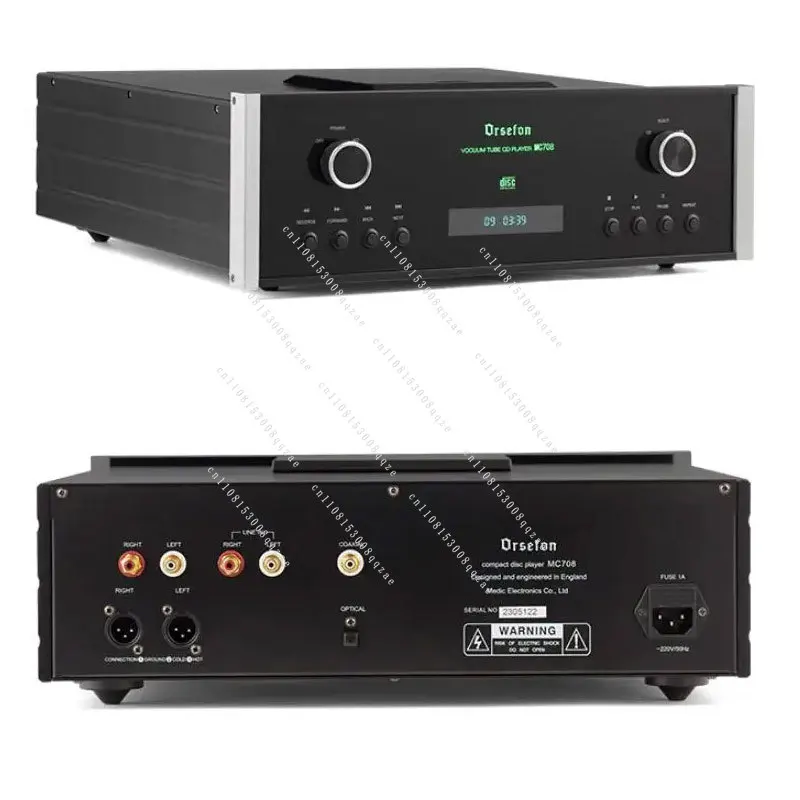 MC708 CD Player Pure Bile Vacuum Tube 12AX7 HIFI PCM1794 Lossless Dual Decoding RCA/XLR Output