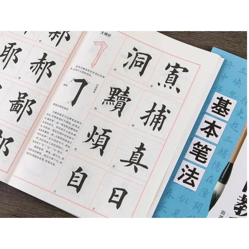 Chinese Calligraphy Book Tian Yingzhang Regular Script Tutorials Copybook