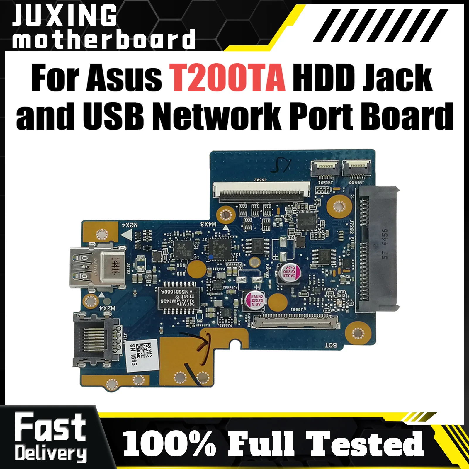 T200TA_DOCKING board REV2.0 For ASUS T200TA HDD Jack Board and USB network port 60NB0610-DK1030 WORKS