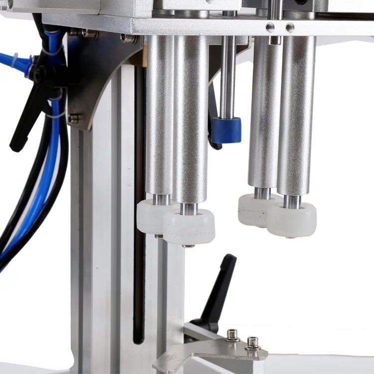 Mesin Penutup Botol Jus Otomatis Pneumatik Kecepatan Tinggi Grosir, Mesin Penutup Sekrup Meja