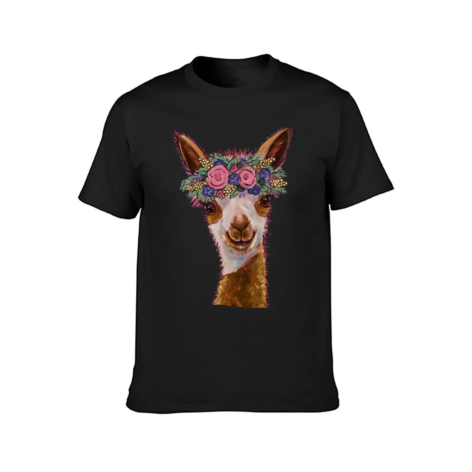 Alpaca Art, Baby Alpaca Miss Rosie T-Shirt boys whites summer clothes t shirts for men graphic