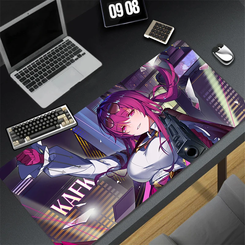 Computer Gaming Accessories HD Mousepad Office PC Mouse Pad H-honkai Star Rail Kafka Keyboard Pad Desk Decoracion Anime Desk Mat