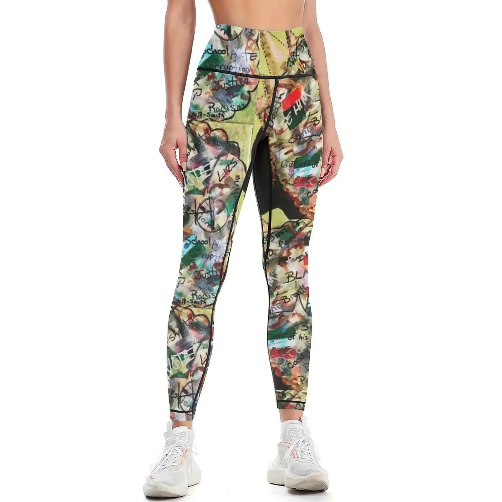 

SCREAMING IN SILENCE Leggings Women sports gym wear Women's pants gym's sportswear Womens Leggings