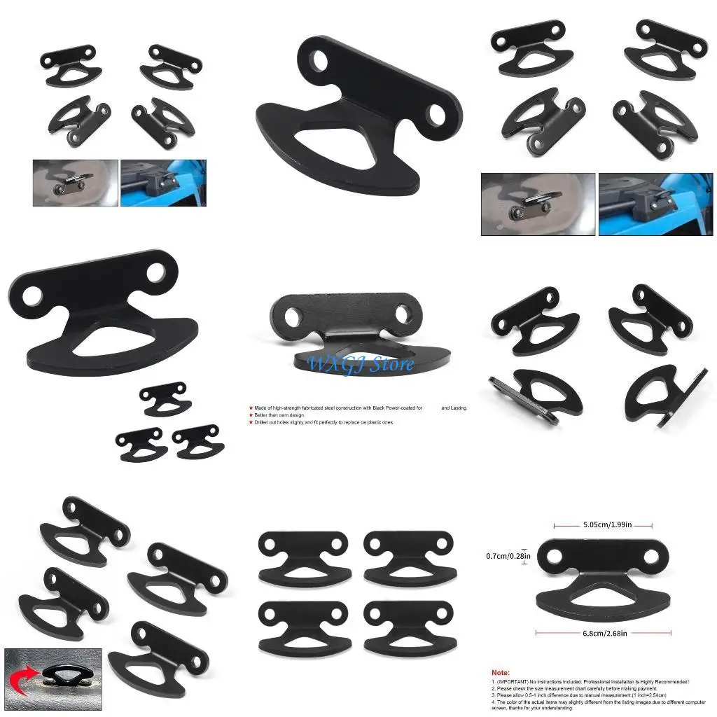 

37JE Secure Cargo Hook Brackets Holders for F150 Trucks Safe Transport, Support Hooks