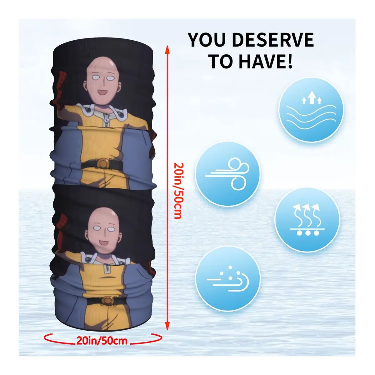 Running Scarf Neckerchief Neck Face Mask Polyester